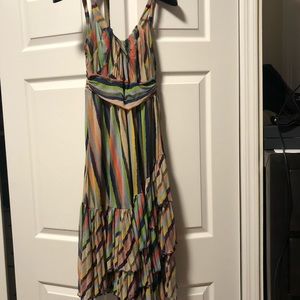 Diane von Furstenberg size 2 silk stripe dress
